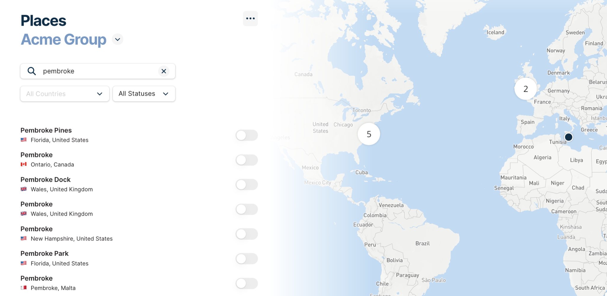 Places Acme Group