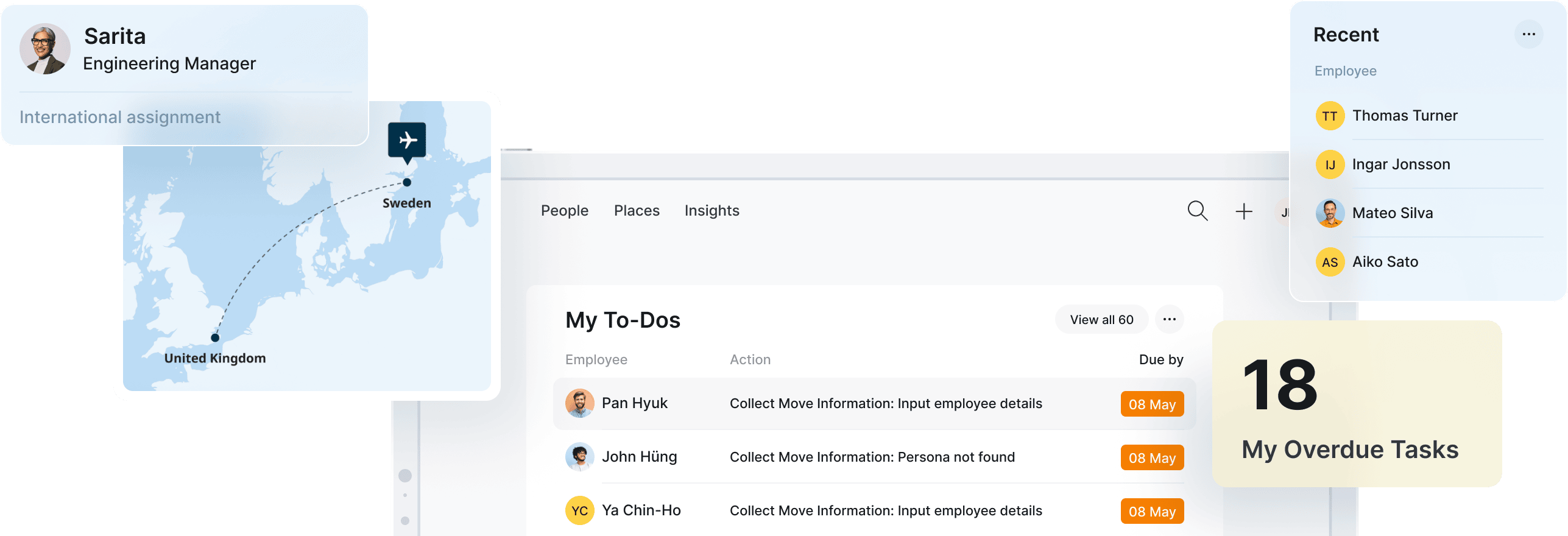 An overview of a customer service app dashboard showcasing performance metrics, ticket details, and user communication tools.