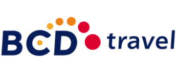 A logo of BCD travel