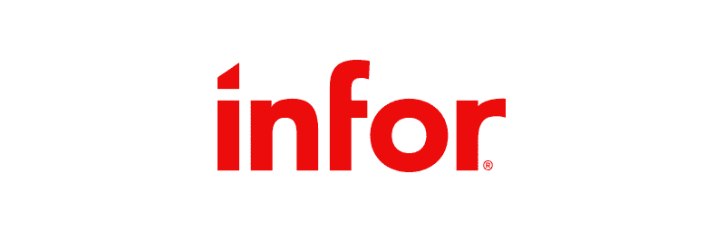 A logo of Infor