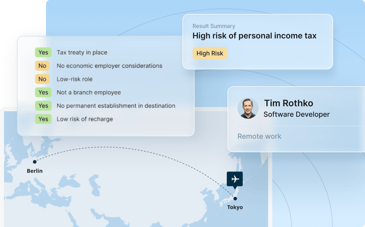 A detailed map indicating the location of the tax for reference and navigation.