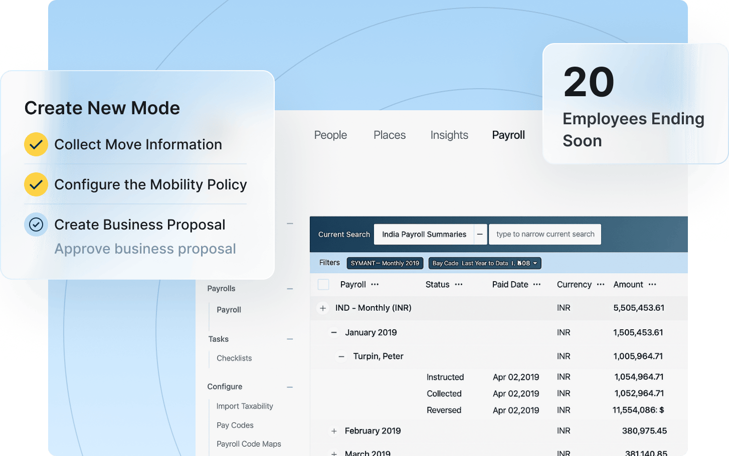 An image depicting an employee onboarding process with diverse individuals engaging in training and orientation activities.