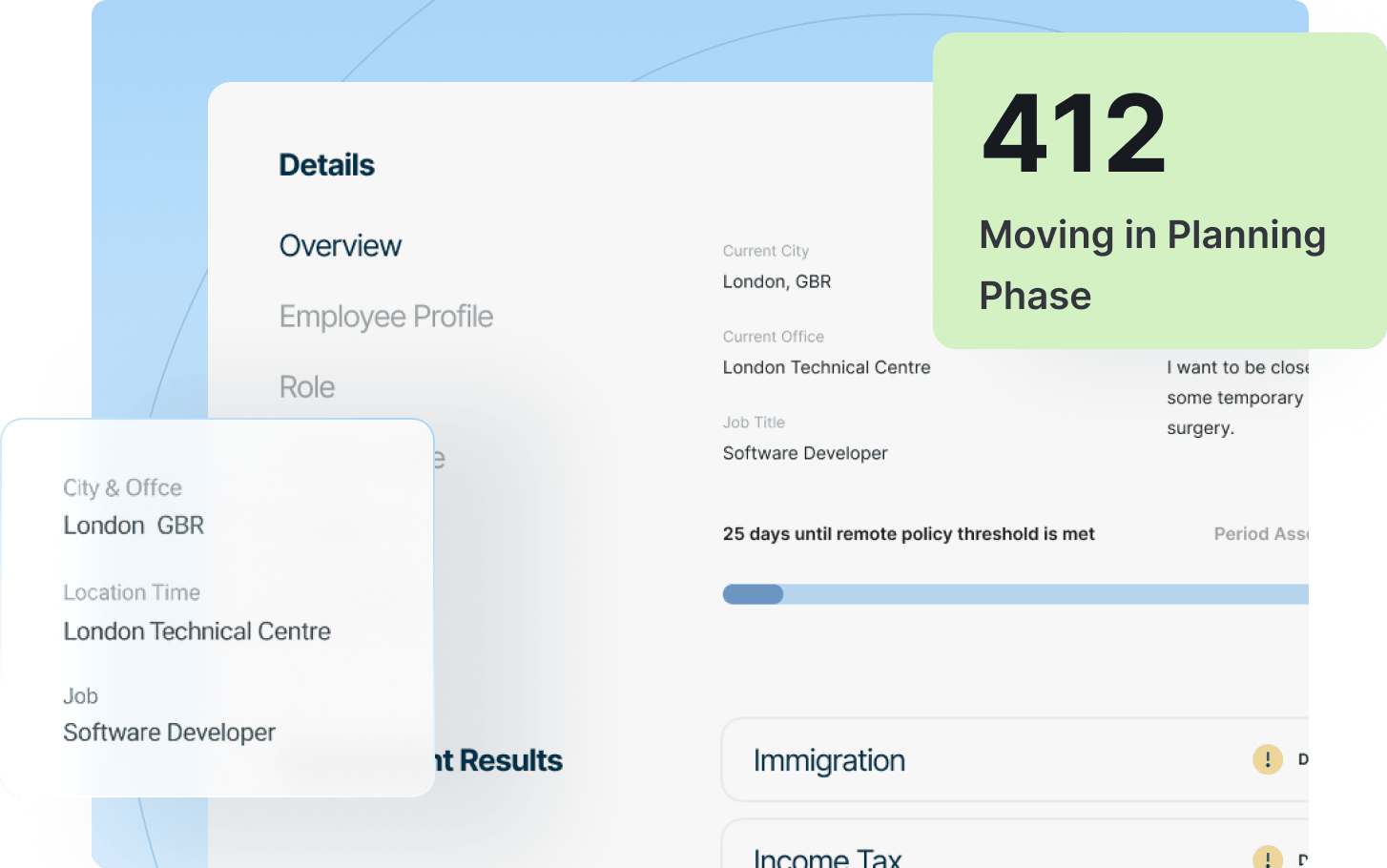 An image of a moving-in planning phase screenshot, showcasing a detailed schedule and checklist for the process.