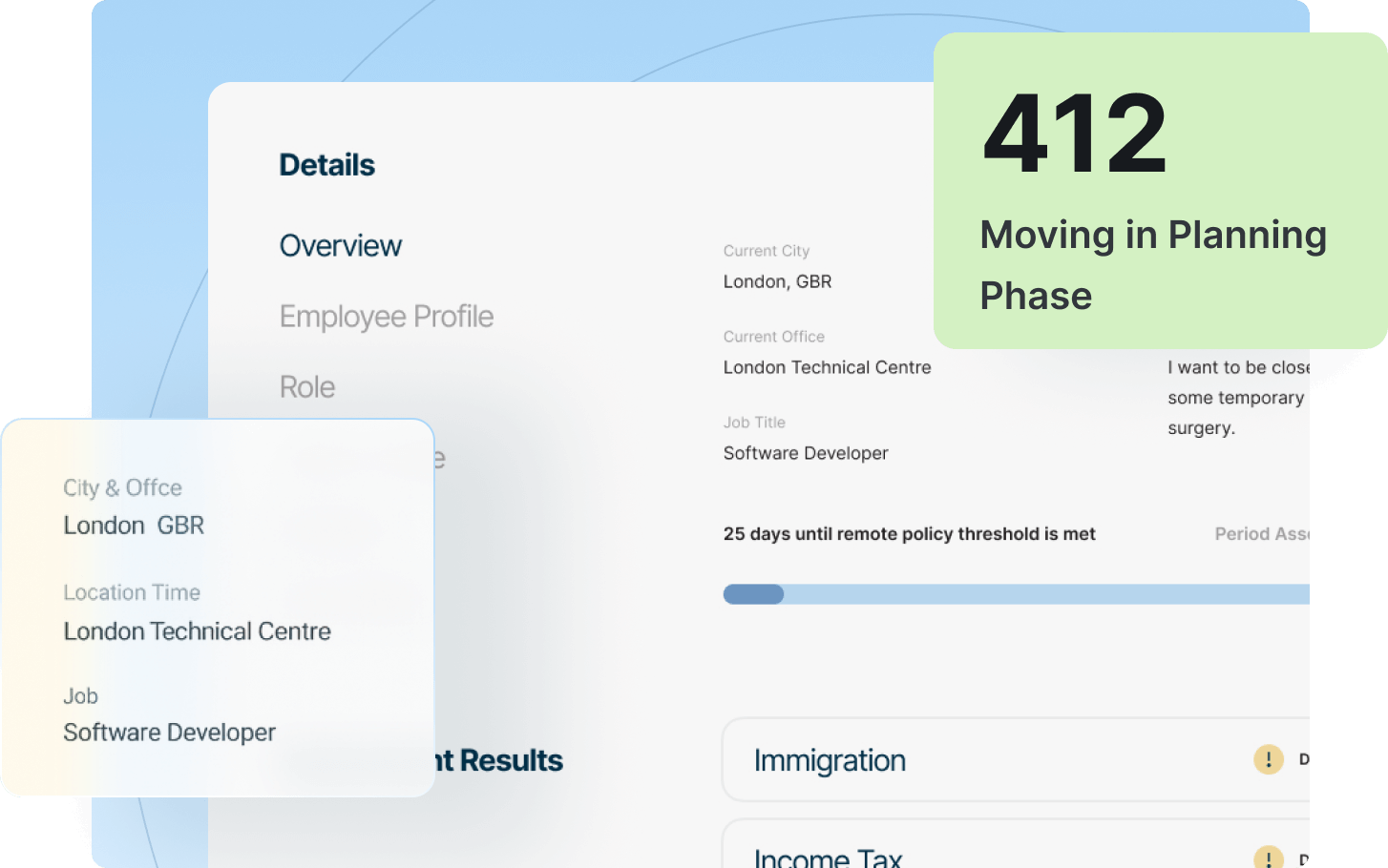 An image of a moving-in planning phase screenshot, showcasing a detailed schedule and checklist for the process.