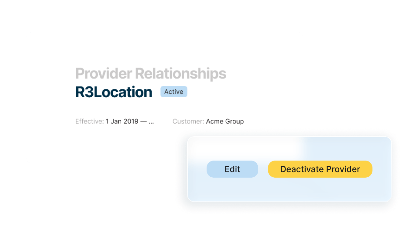 A visual representation of RLB location focused on the relationships between providers, emphasizing teamwork and connectivity.