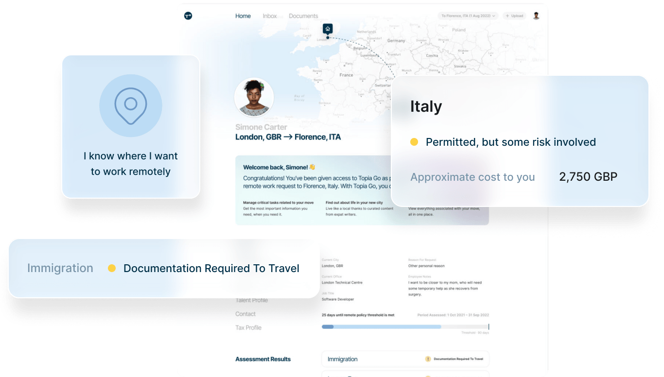 A travel agency website interface displaying vibrant travel destinations and easy access to booking and inquiries.