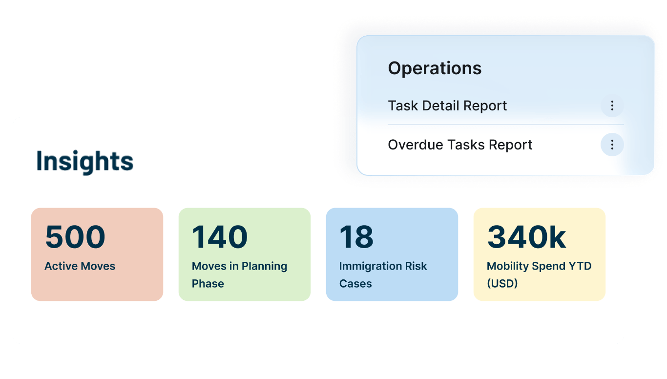 An overview of the insights dashboard featuring graphs and statistics for tracking performance and trends.