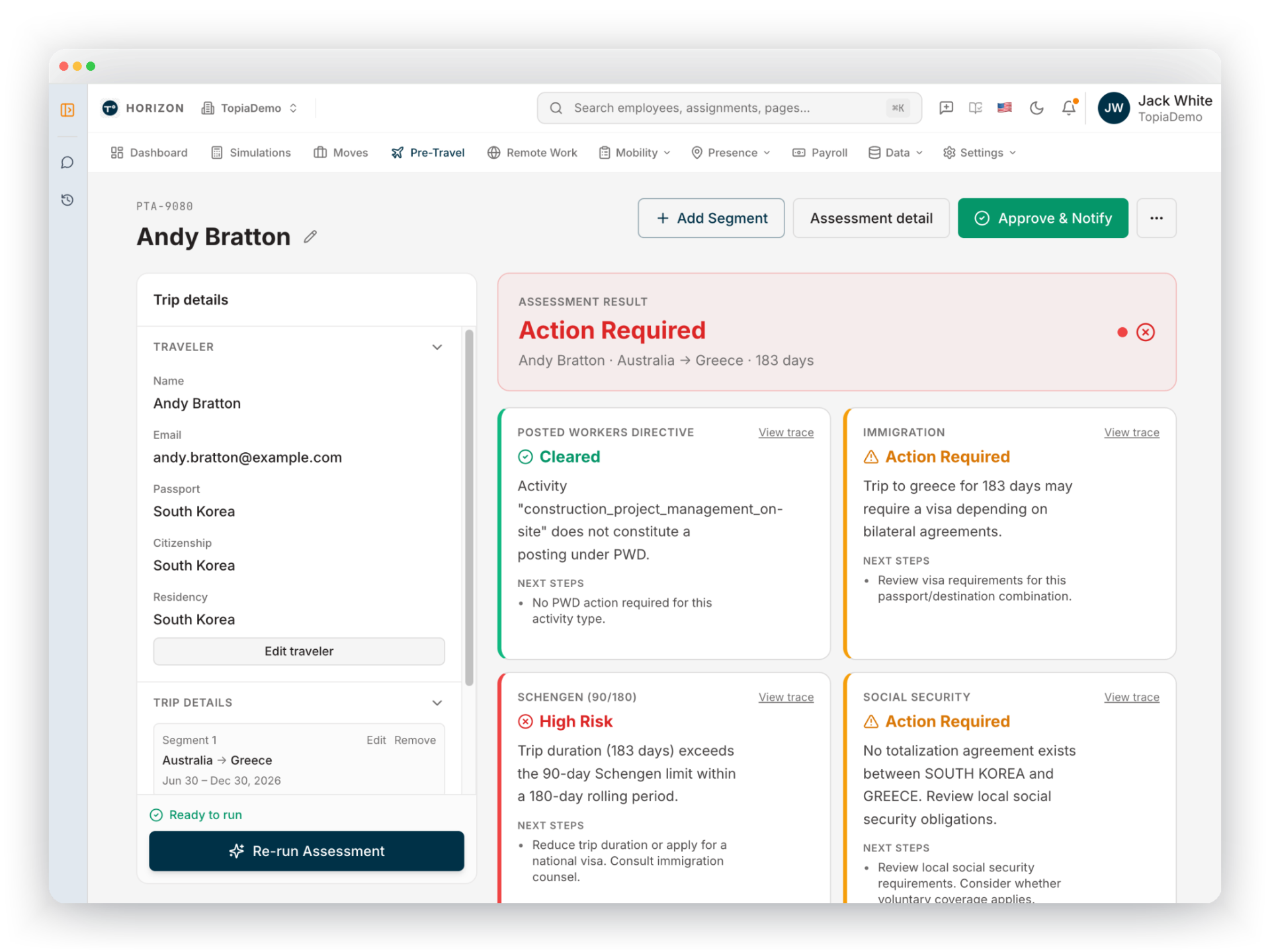 Real time compliance intelligence