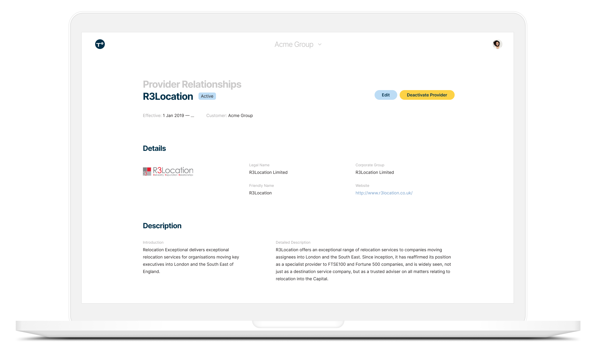 Vendor Config Page